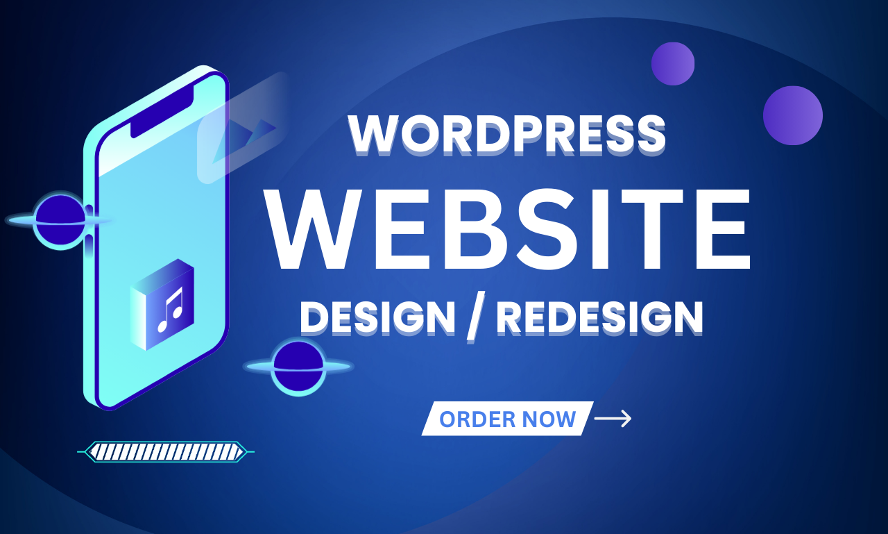 I will build responsive wordpress website design