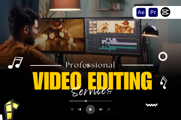 I will do professional video editing for your business