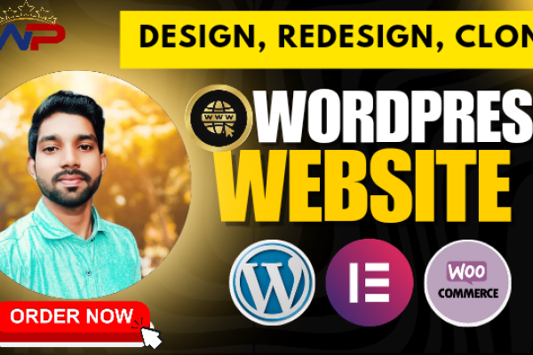 I will creat top notch wordpress website design, redesign & responsive website