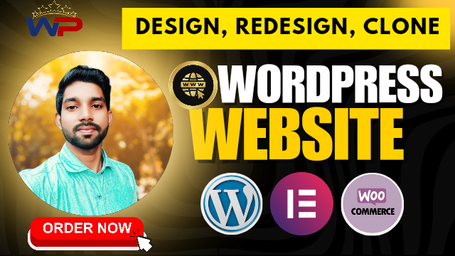 I will creat top notch wordpress website design, redesign & responsive website